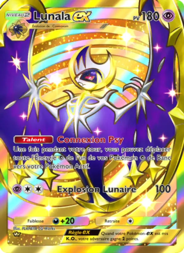 Lunala-ex — carte 238 de l’extension Gardiens Astraux