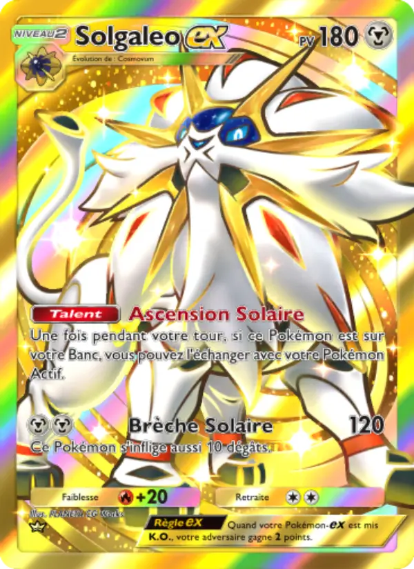 Solgaleo-ex — carte 239 de l’extension Gardiens Astraux