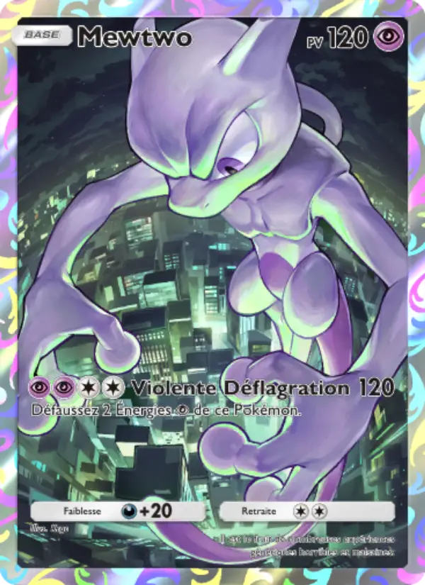 Mewtwo — carte 010 de l’extension Promo-A