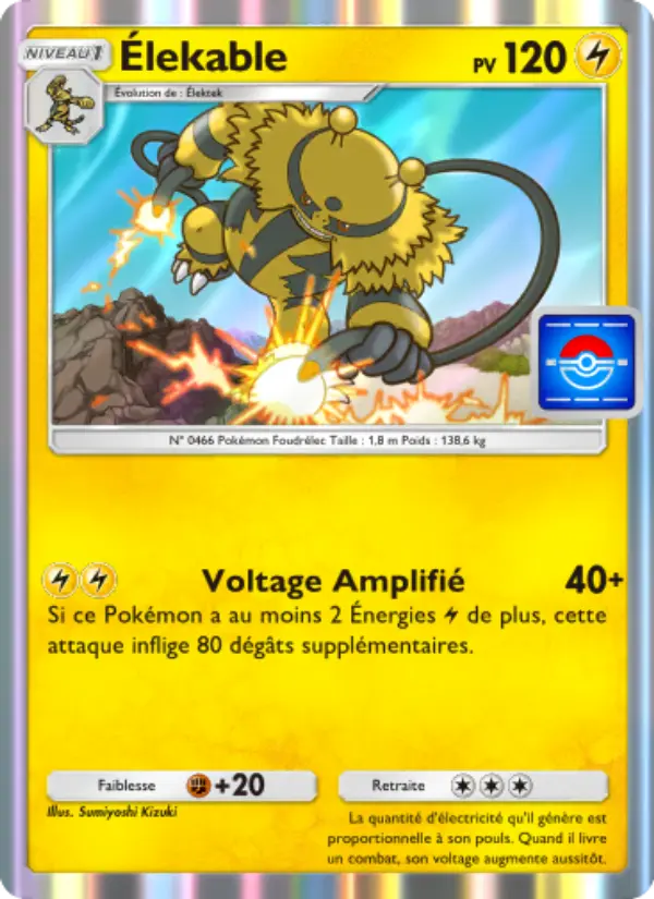 Élekable — carte 036 de l’extension Promo-A