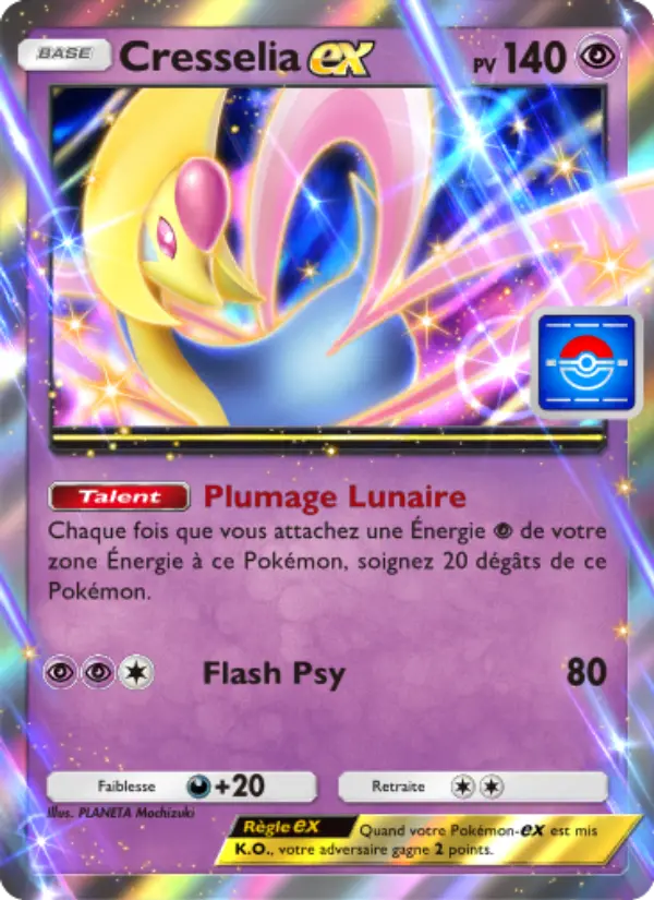 Cresselia-ex — carte 037 de l’extension Promo-A