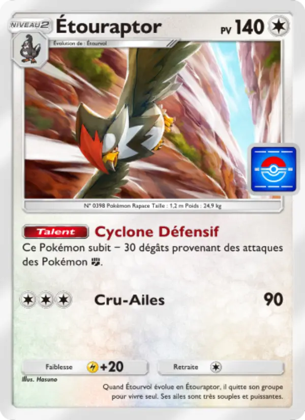 Étouraptor — carte 047 de l’extension Promo-A