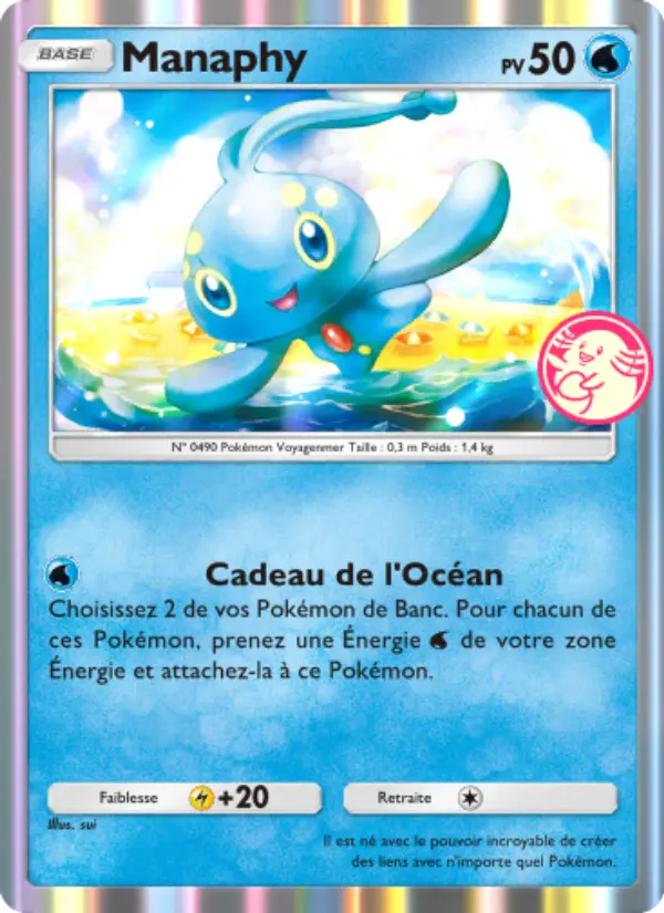 Manaphy — carte 048 de l’extension Promo-A