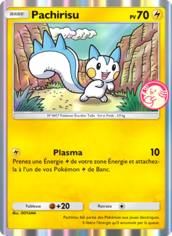 Pachirisu — carte 058 de l’extension Promo-A
