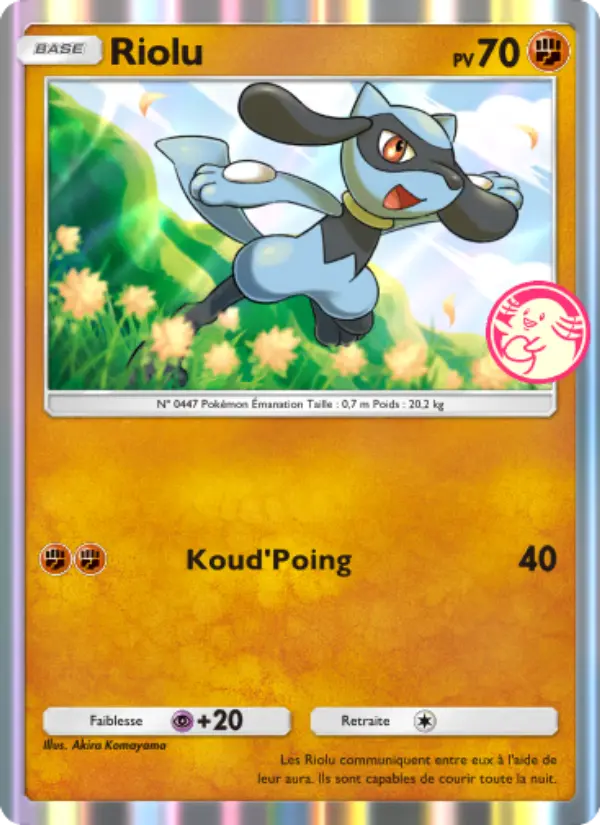 Riolu — carte 059 de l’extension Promo-A