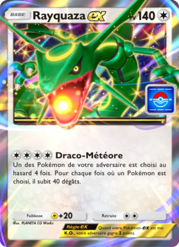 Rayquaza-ex — carte 064 de l’extension Promo-A
