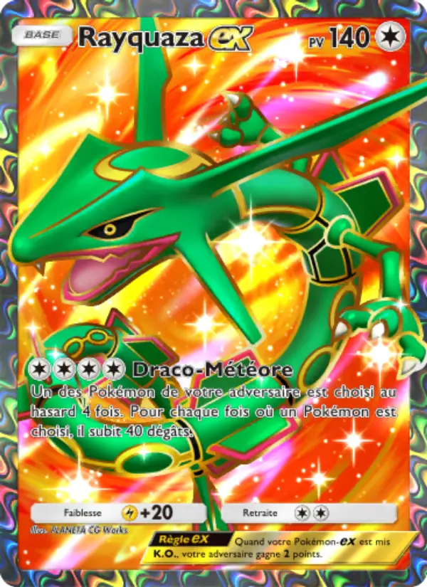 Rayquaza-ex — carte 065 de l’extension Promo-A