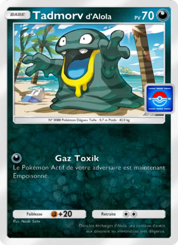 Tadmorvd'Alola — carte 072 de l’extension Promo-A