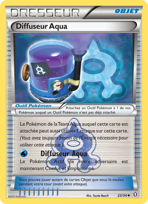 Diffuseur Aqua — carte 23 de l’extension Double Danger