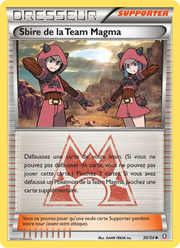 Sbire de la Team Magma — carte 30 de l’extension Double Danger