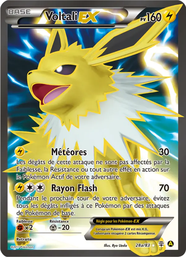 Voltali-EX — carte 28a de l’extension Générations
