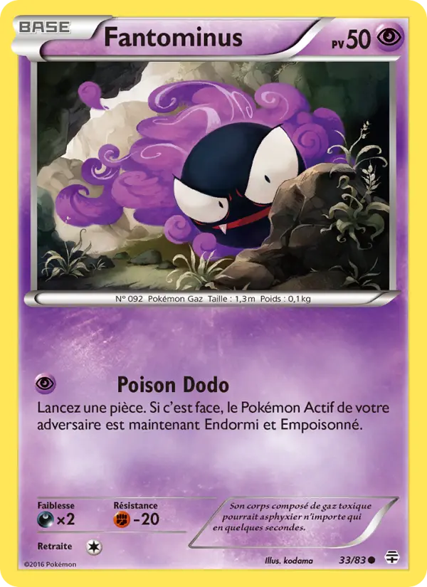Fantominus — carte 33 de l’extension Générations