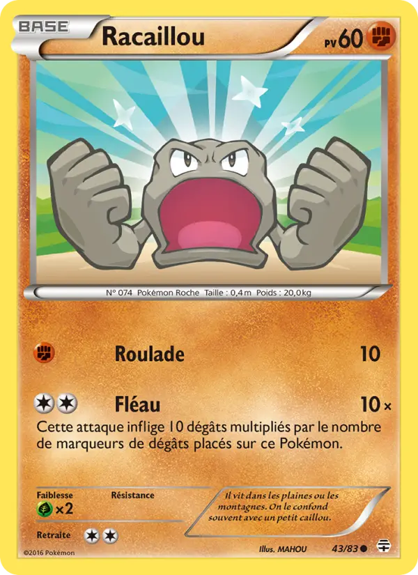 Racaillou — carte 43 de l’extension Générations