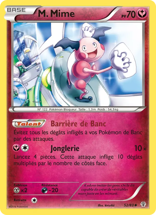M. Mime — carte 52 de l’extension Générations