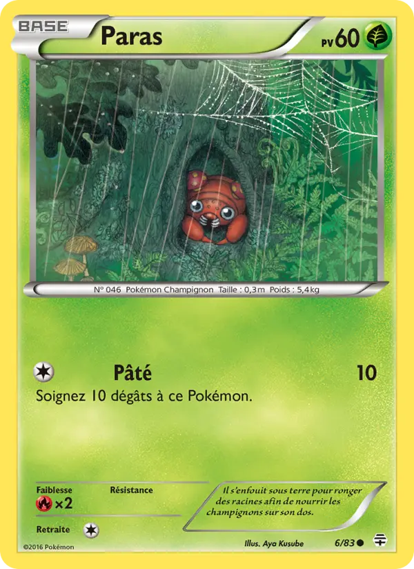 Paras — carte 6 de l’extension Générations