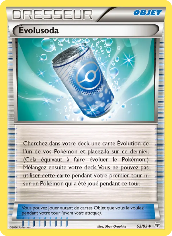 Évolusoda — carte 62 de l’extension Générations