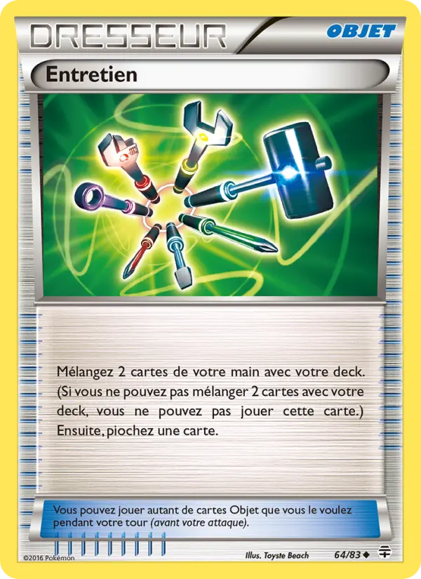 Entretien — carte 64 de l’extension Générations