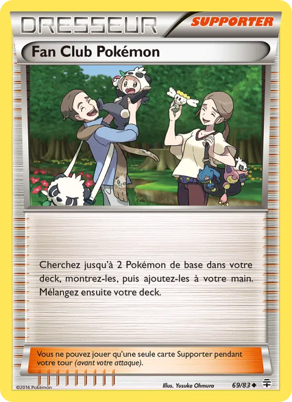 Fan Club Pokémon — carte 69 de l’extension Générations