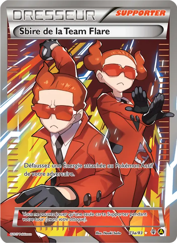 Sbire de la Team Flare — carte 73a de l’extension Générations