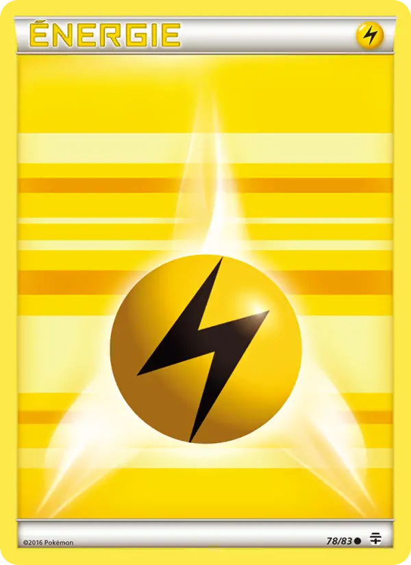Énergie Lightning de base — carte 78 de l’extension Générations