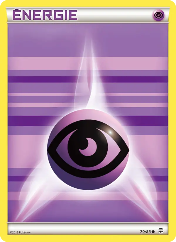 Énergie Psychic de base — carte 79 de l’extension Générations