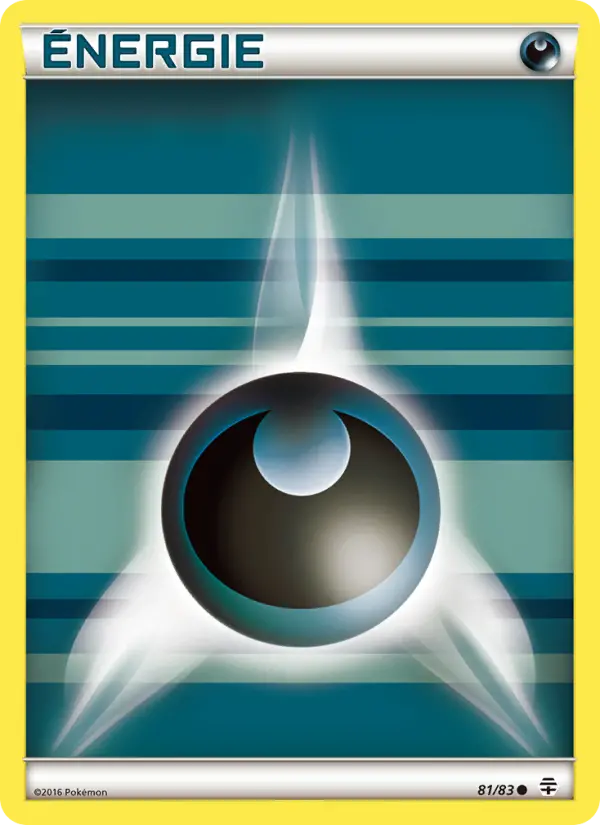 Énergie Darkness de base — carte 81 de l’extension Générations