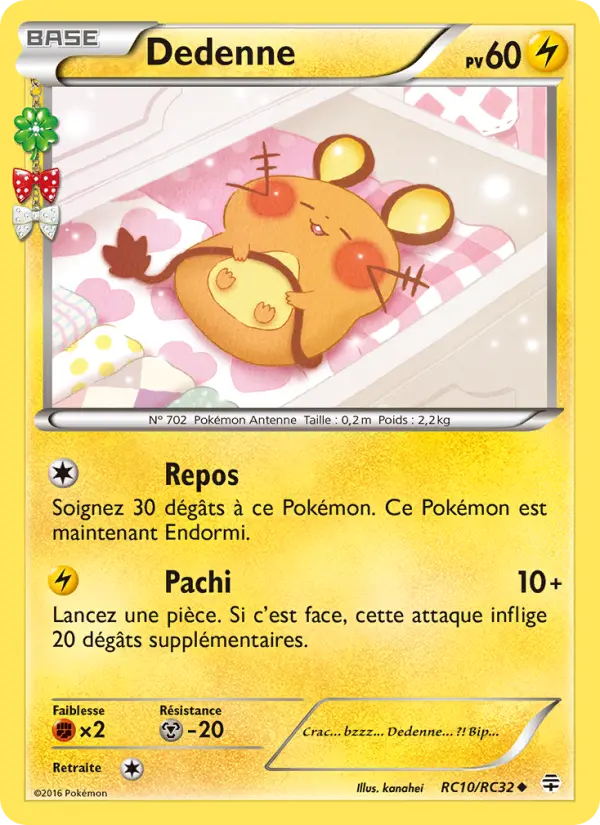 Dedenne — carte RC10 de l’extension Générations