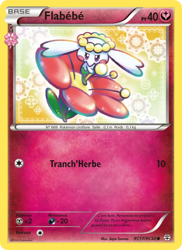 Flabébé — carte RC17 de l’extension Générations