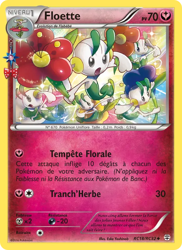 Floette — carte RC18 de l’extension Générations