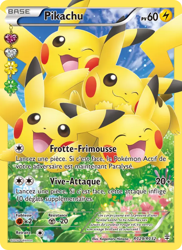 Pikachu — carte RC29 de l’extension Générations