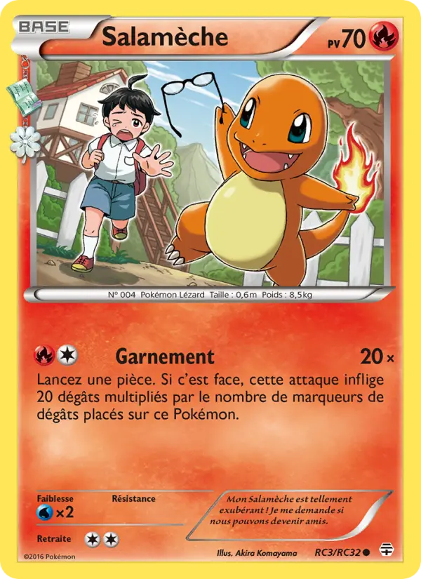 Salamèche — carte RC3 de l’extension Générations
