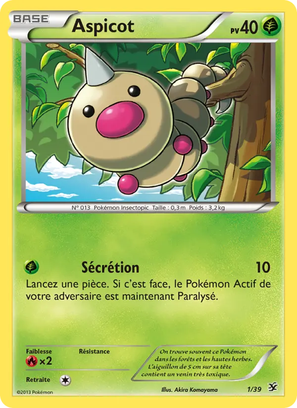 Aspicot — carte 1 de l’extension Bienvenue à Kalos