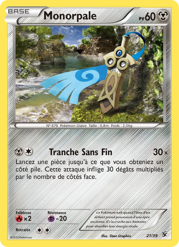 Monorpale — carte 21 de l’extension Bienvenue à Kalos