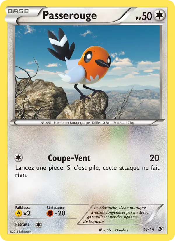 Passerouge — carte 31 de l’extension Bienvenue à Kalos