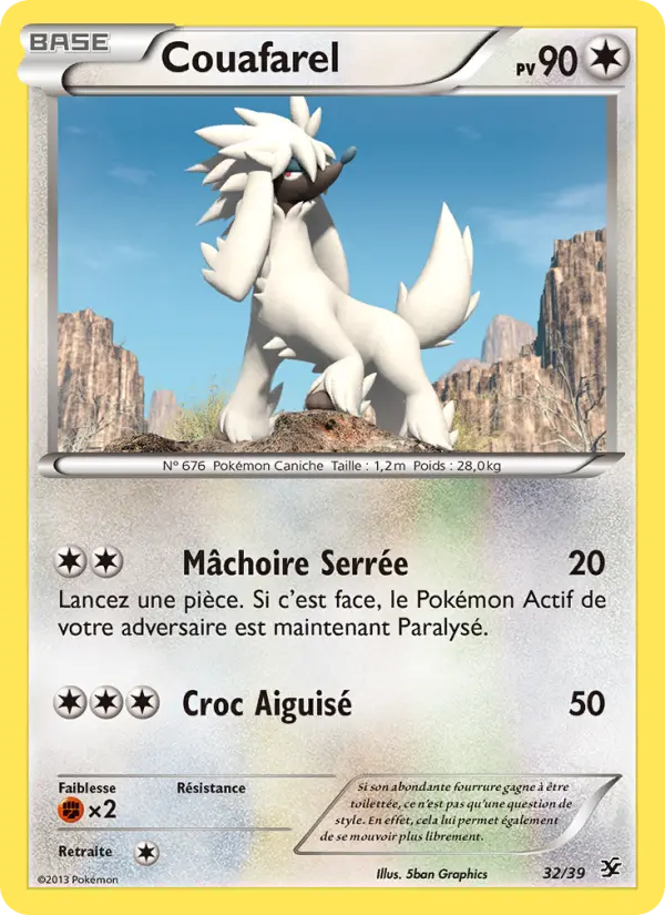 Couafarel — carte 32 de l’extension Bienvenue à Kalos