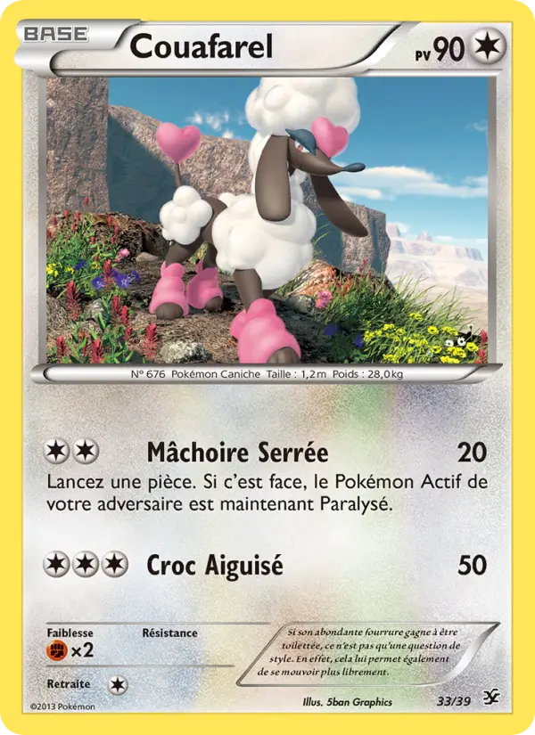 Couafarel — carte 33 de l’extension Bienvenue à Kalos