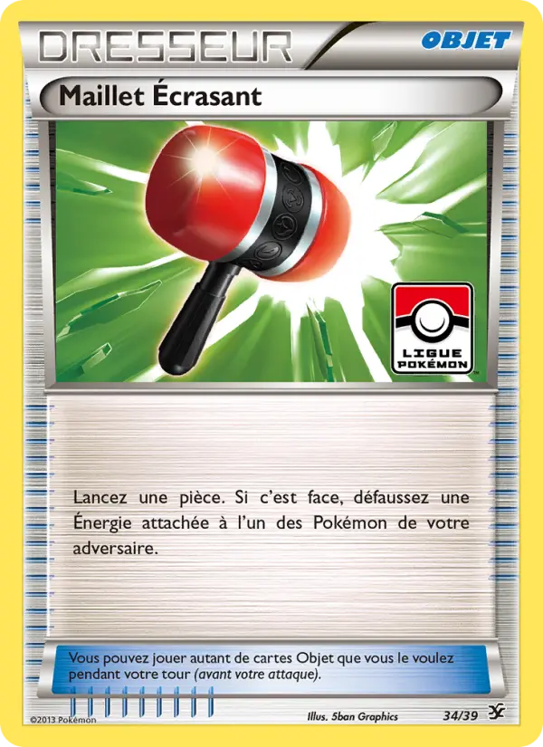 Maillet Écrasant — carte 34 de l’extension Bienvenue à Kalos
