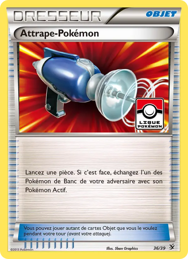 Attrape-Pokémon — carte 36 de l’extension Bienvenue à Kalos