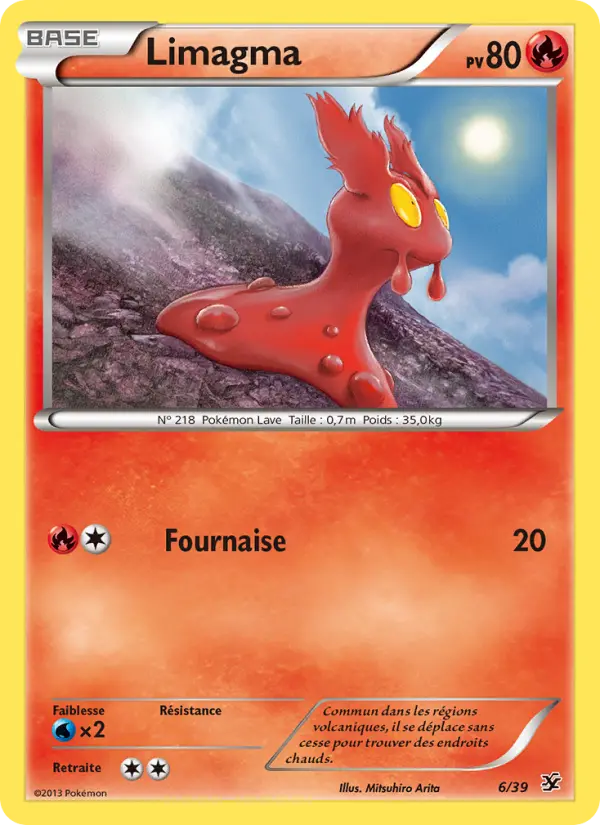 Limagma — carte 6 de l’extension Bienvenue à Kalos