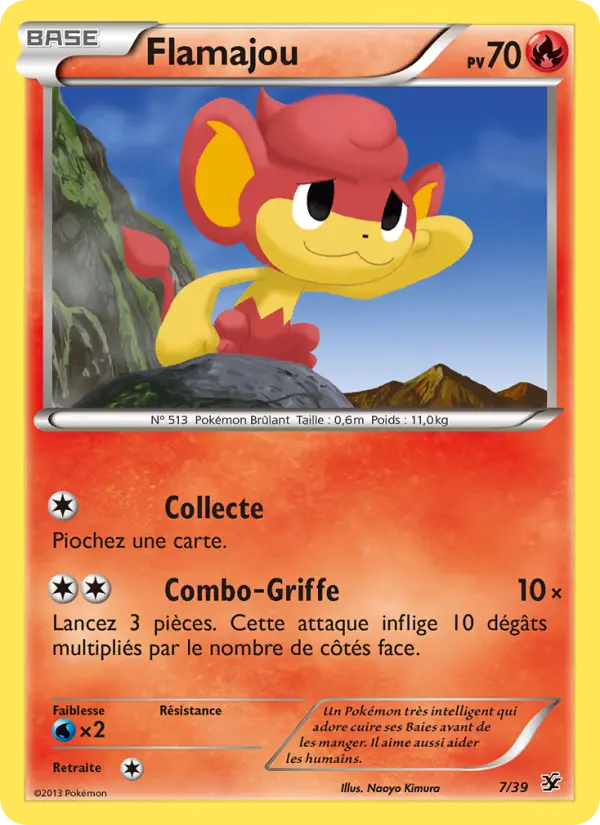 Flamajou — carte 7 de l’extension Bienvenue à Kalos