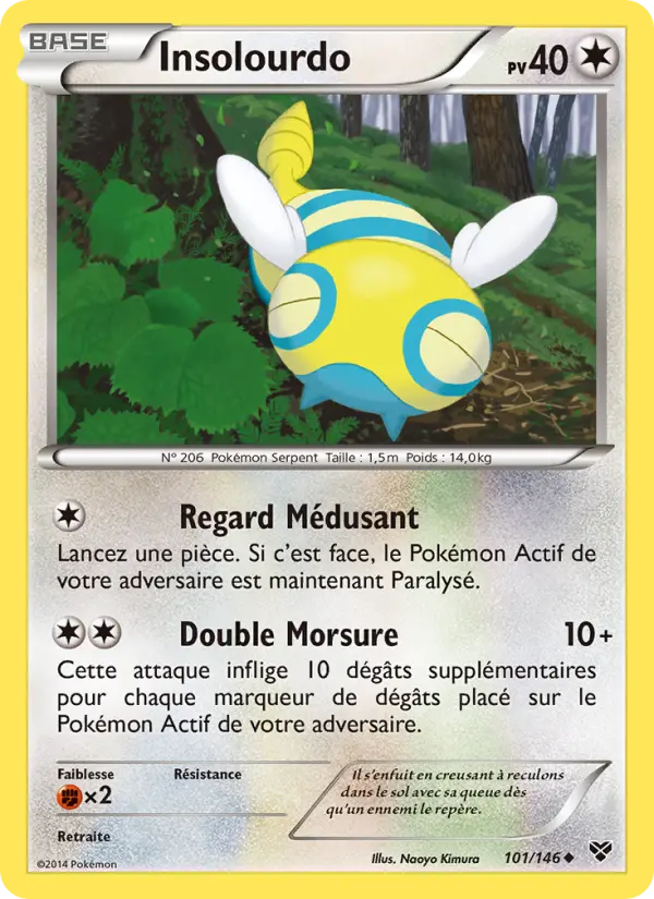 Insolourdo — carte 101 de l’extension XY