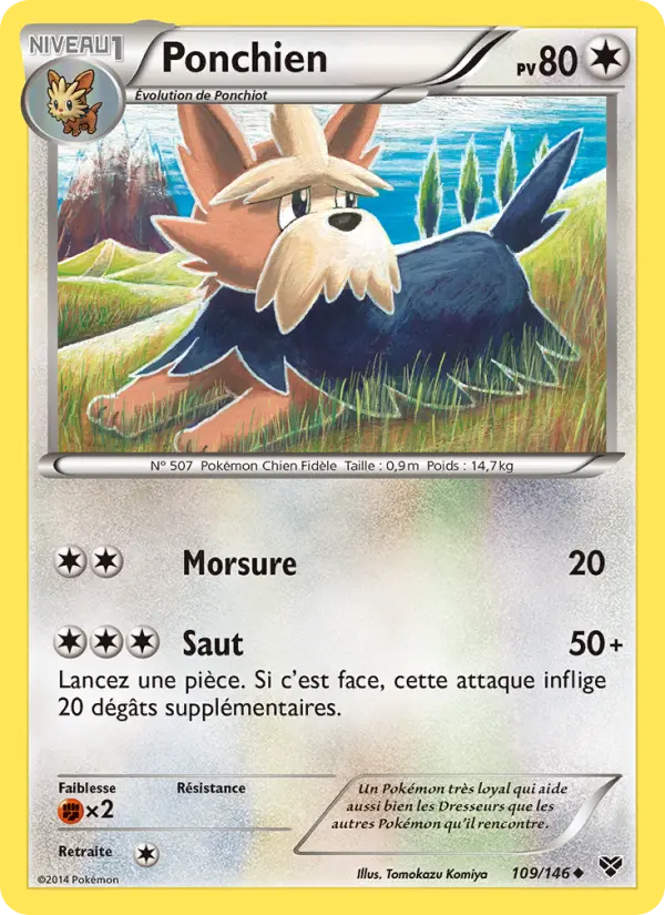 Ponchien — carte 109 de l’extension XY