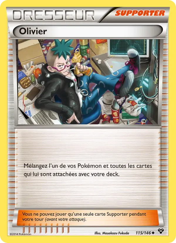 Olivier — carte 115 de l’extension XY