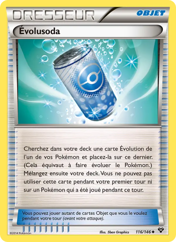 Évolusoda — carte 116 de l’extension XY