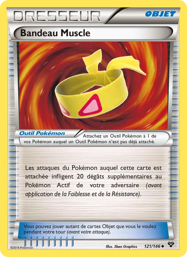 Bandeau Muscle — carte 121 de l’extension XY