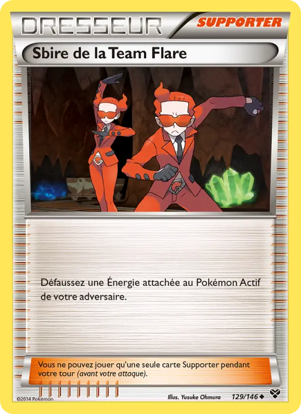 Sbire de la Team Flare — carte 129 de l’extension XY