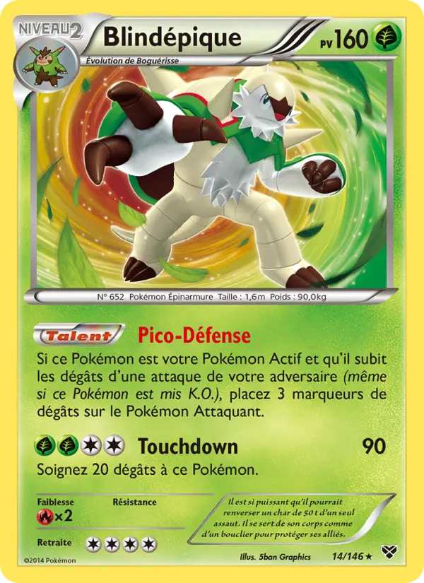 Blindépique — carte 14 de l’extension XY