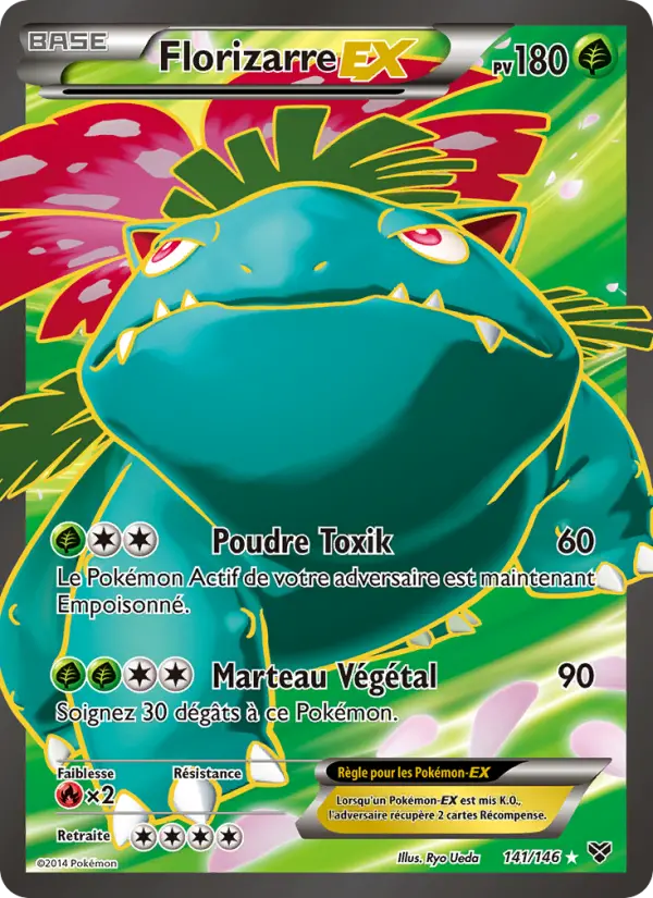 Florizarre EX — carte 141 de l’extension XY