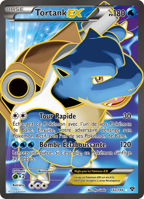 Tortank EX — carte 142 de l’extension XY