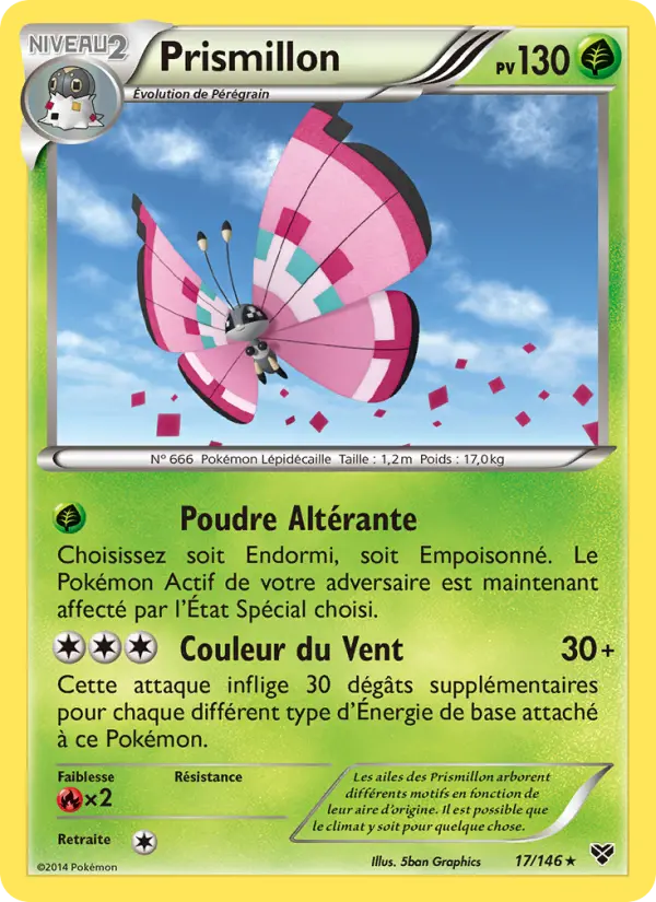 Prismillon — carte 17 de l’extension XY